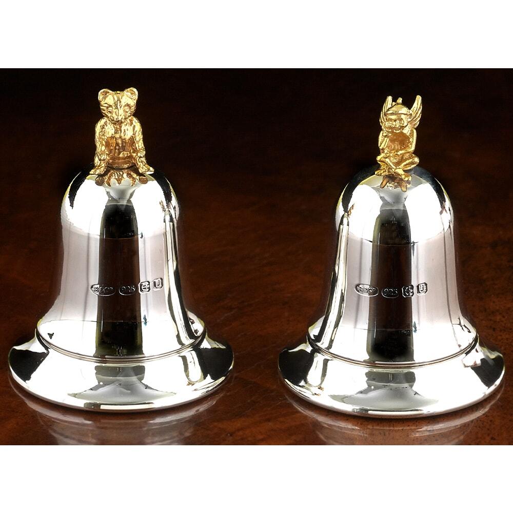 Sterling Silver First Tooth Box Bells